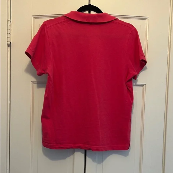 Lilly Pulitzer Pink Polo with Green Trim - Picture 3 of 3